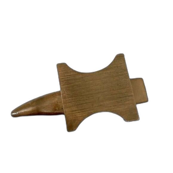 Vintage Antique Small Tiny Mini Miniature Brass Bronze Anvil Blacksmith Forge - Picture 3 of 4